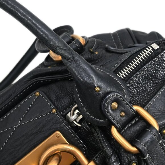 Chloe Black Paddington Medium Handbag 02-05-53 155299 - Picture 5 of 10